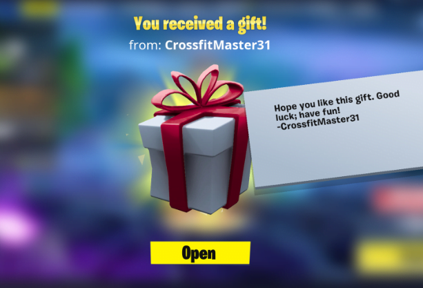 Fortnite Gifting