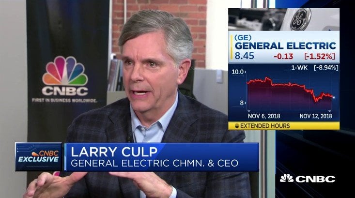 GE Chairman And CEO Larry Culp