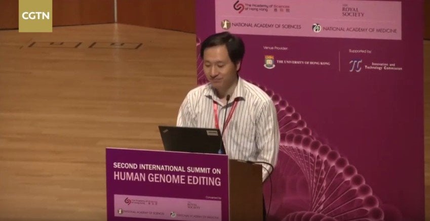 Geneticist He Jiankui