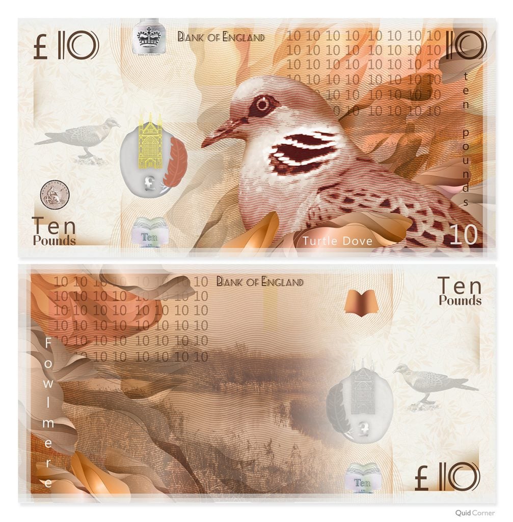 UK Banknotes Endangered Species