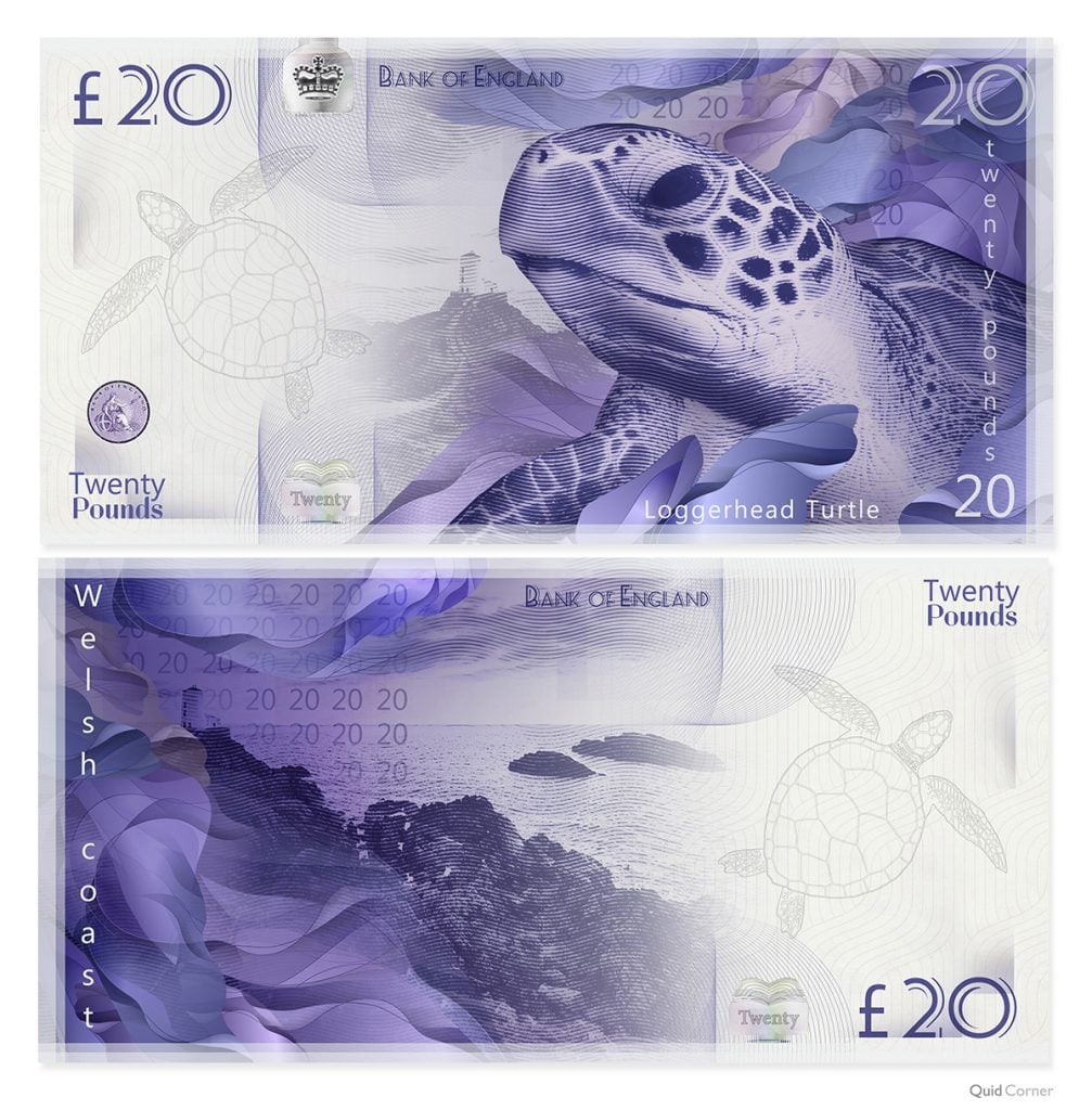 UK Banknotes Endangered Species