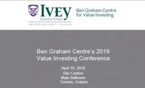 Ben Graham Centre's Events