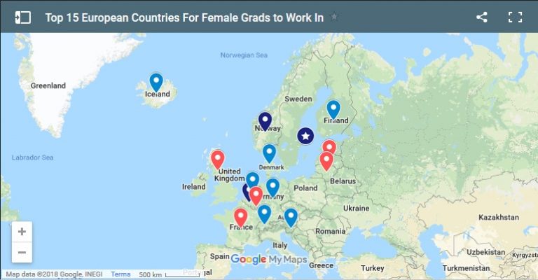 Revealed: The Best European Countries For Fresh Female Graduates