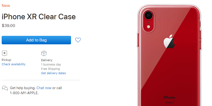 iPhone XR clear case, 18W USB-C charger