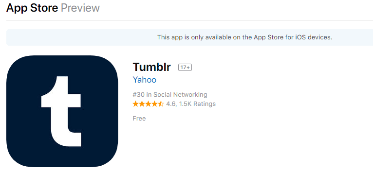 Tumblr Returns To The App Store