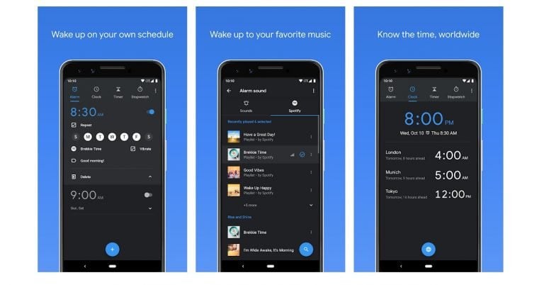Google Clock Now Lets You Add Musical Alarms From Pandora, YouTube Music