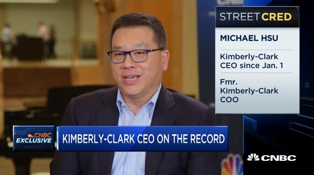 Kimberly-Clark CEO Michael Hsu
