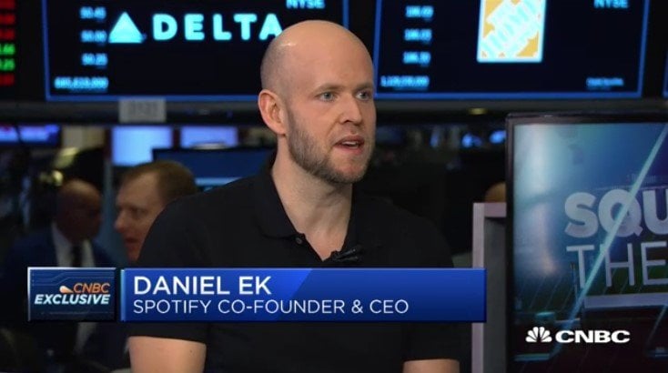 Spotify CEO Daniel Ek