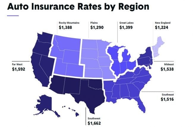 Car Insurance Changes With Zip Codes; Going Up 80% For Americans