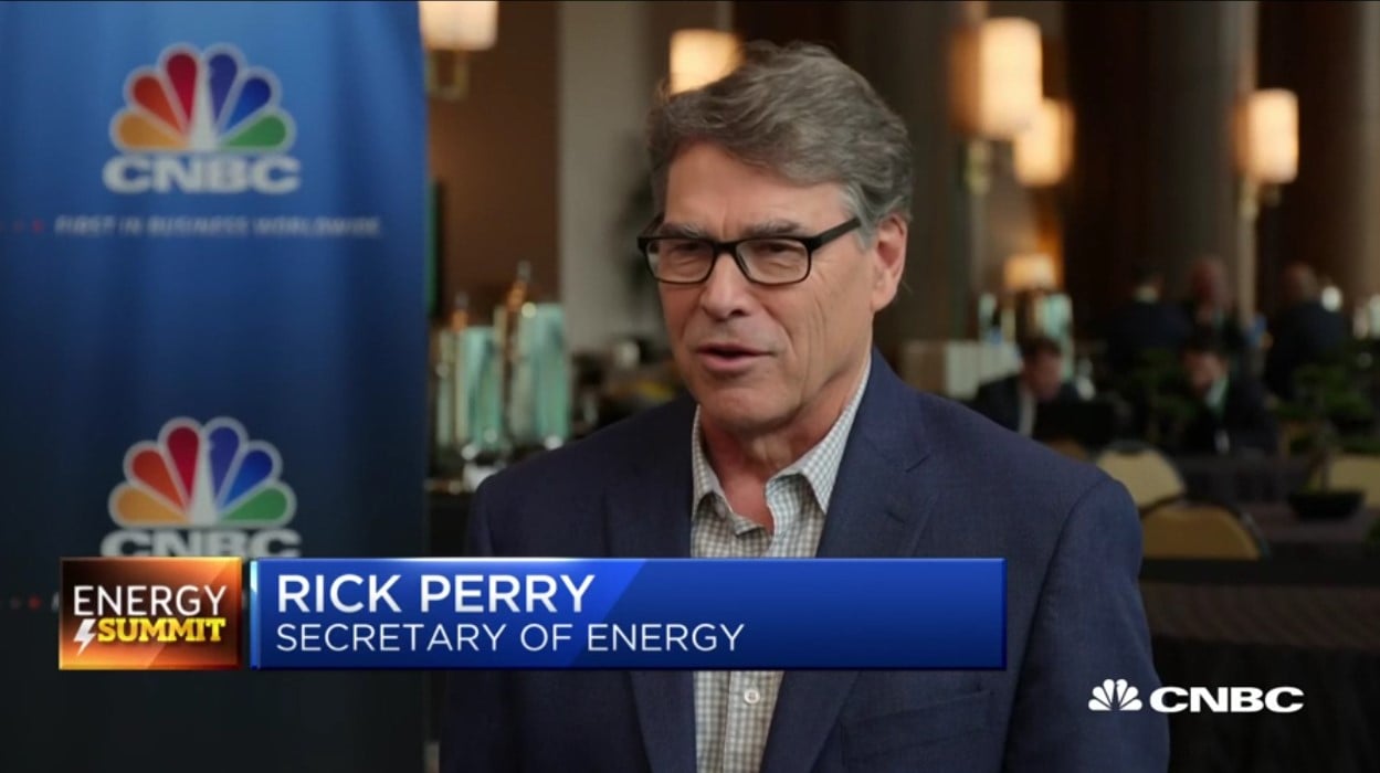 Energy Secretary Rick Perry