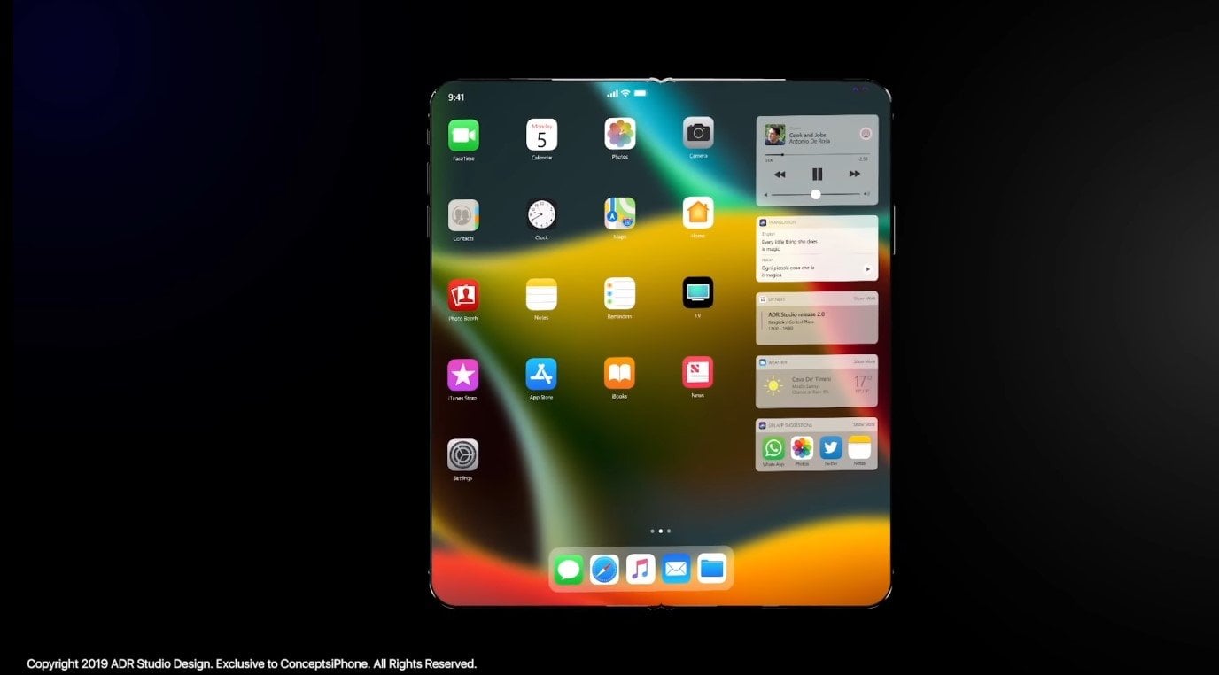 Foldable iPhone X Fold