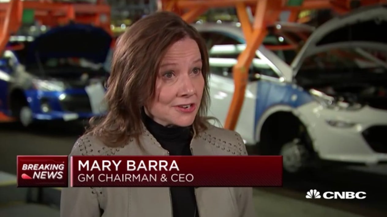 General Motors Chairman and CEO Mary Barra