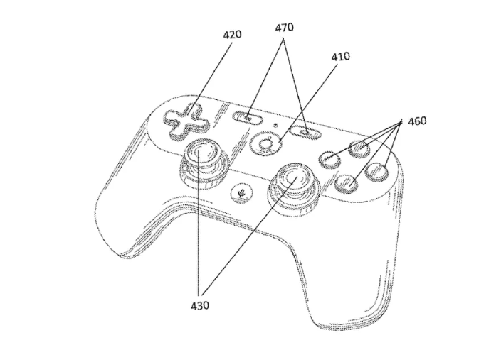 Google Game Controller Patent