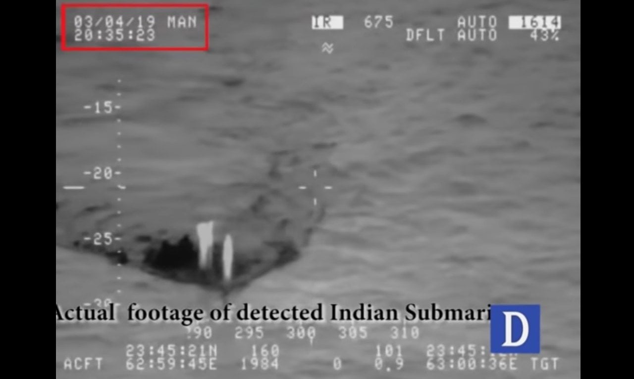 Pakistan Indian Submarine Sovereign Waters