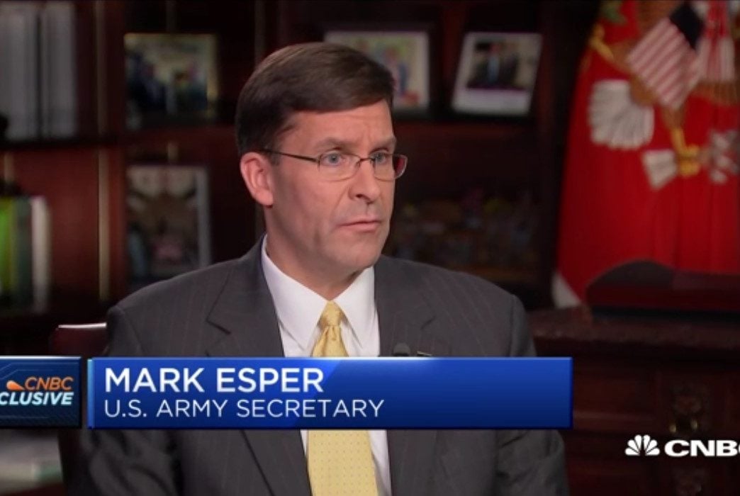 Secretary Of The Army Mark Esper