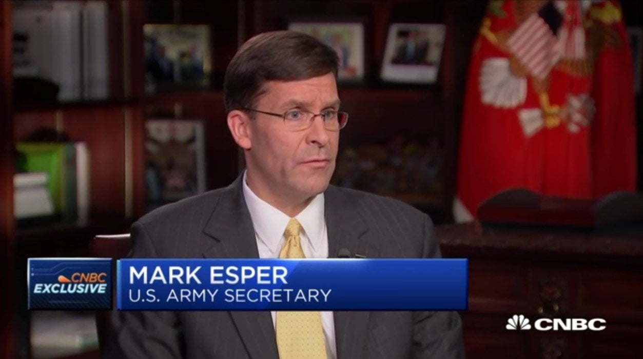 Secretary Of The Army Mark Esper