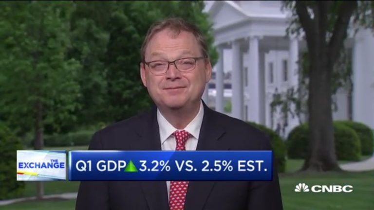 Kevin Hassett: Could See Q1 GDP Be Revised Higher