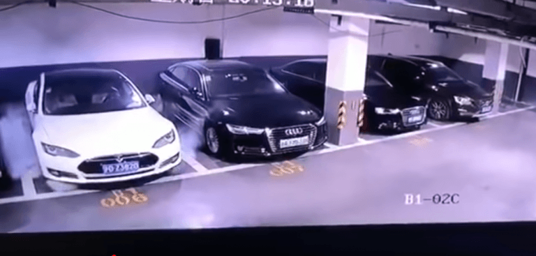 Tesla Investigates Video Of Possible Model S Explosion In China