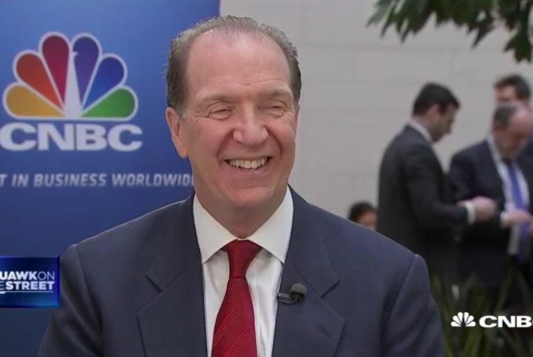 World Bank president David Malpass