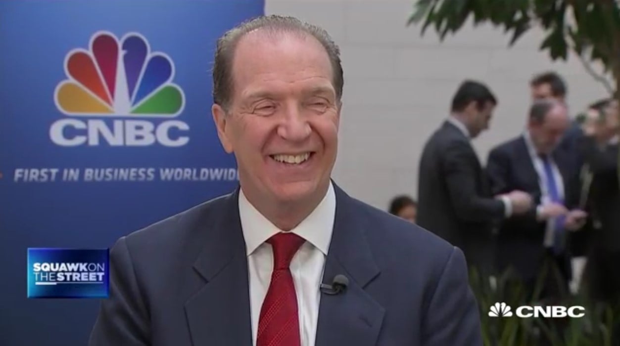 World Bank president David Malpass