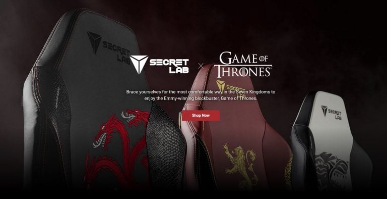 Secretlab Unveils Limited Edition Game Of Thrones Gaming Chairs