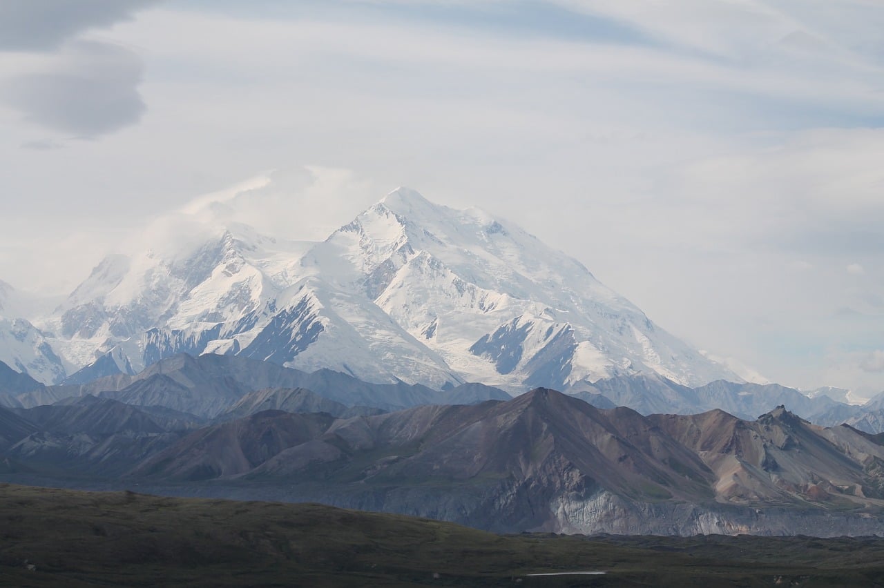 Mountain Range In Northern Alaska