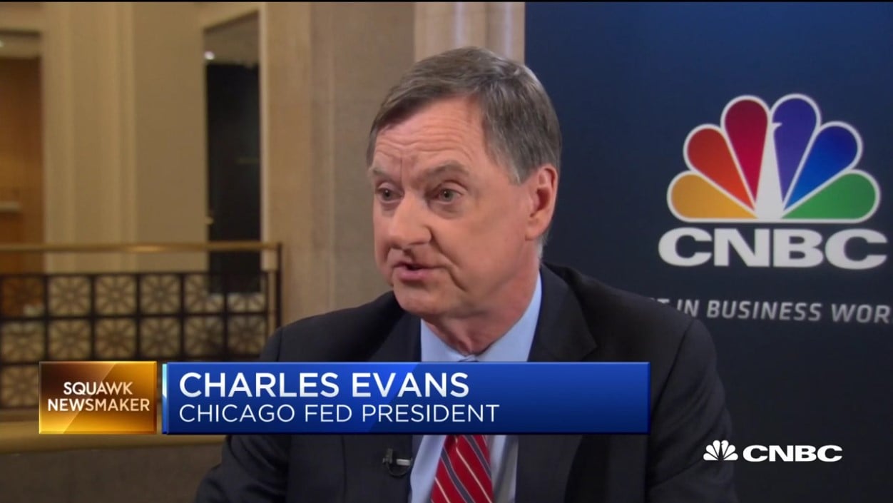 Chicago Fed President Charles Evans