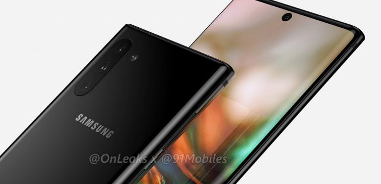 Galaxy Note 10 Renders Show Sleek New Phone Without 3.5mm Jack