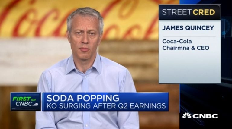 Coca-Cola CEO James Quincey On 2Q19 Earnings And Growth