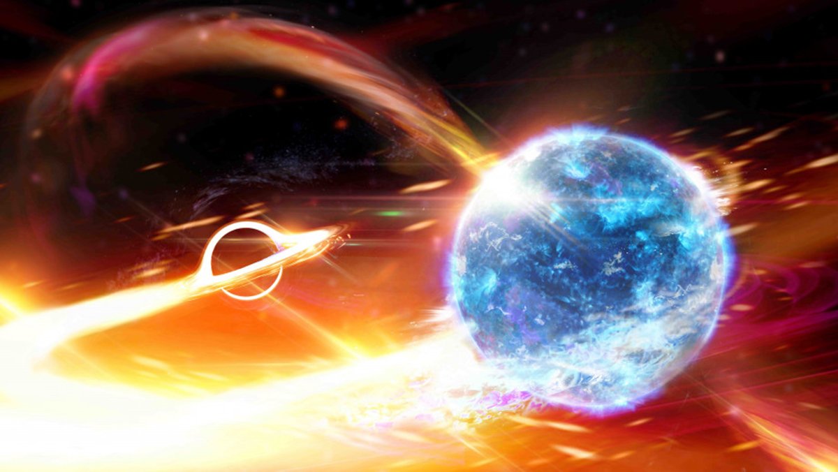 Black Hole Swallowed Neutron Star