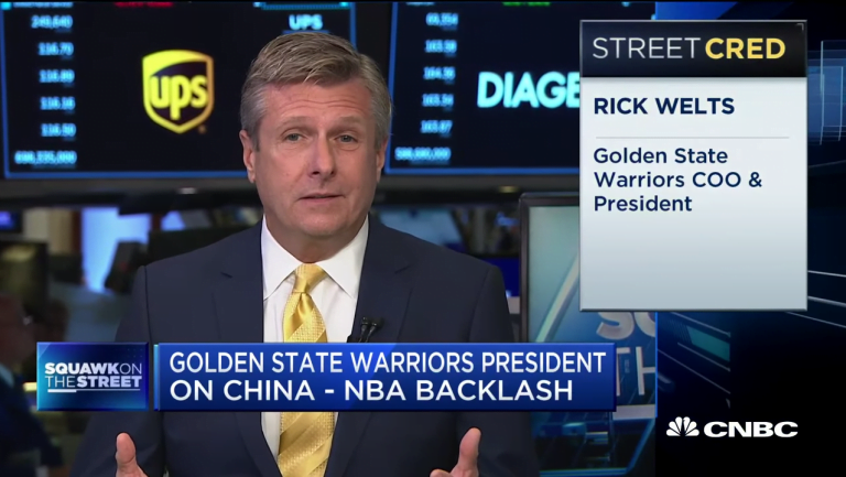 Rick Welts on the blacklash the NBA is facing from China