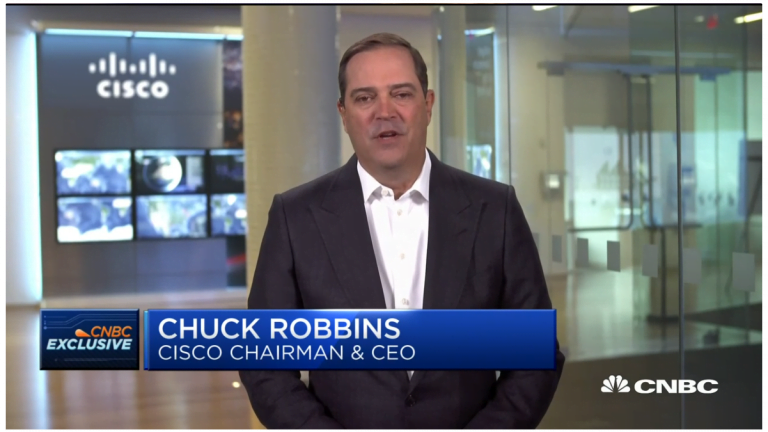 Cisco CEO Chuck Robbins on Earnings, China Trade, 5G and more