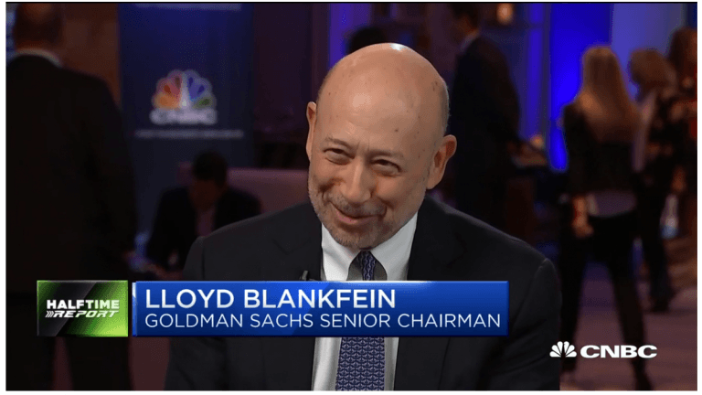 Goldman Sachs Former CEO Lloyd Blankfein On Warren’s Wealth Tax Ad
