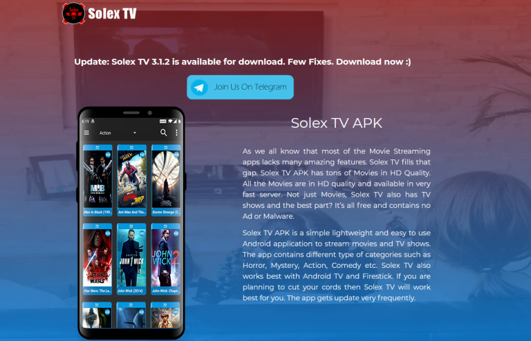Solex TV App gets shut down due to alleged legal issues
