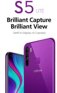 Infinix S5 lite