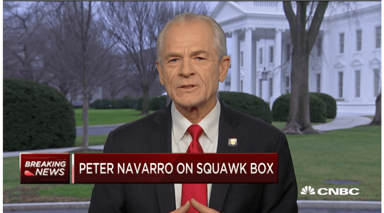 Peter Kent Navarro: Expecting Dow 32,000 By End Of 2020