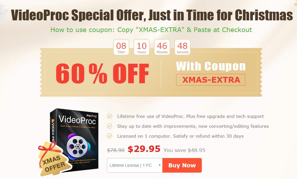 videoproc xmas offer