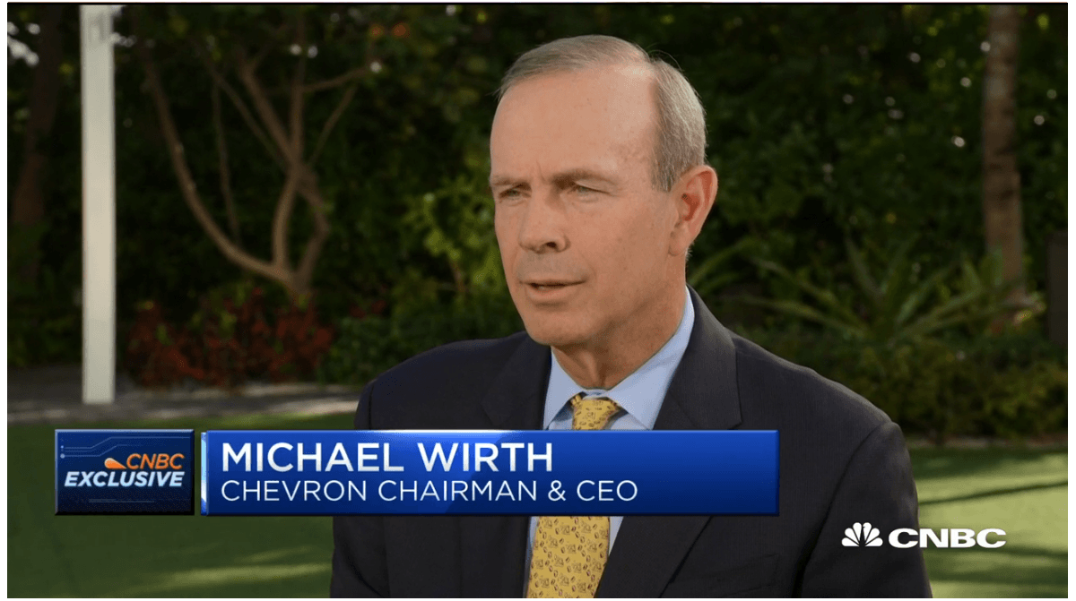 Chevron CEO Michael Wirth