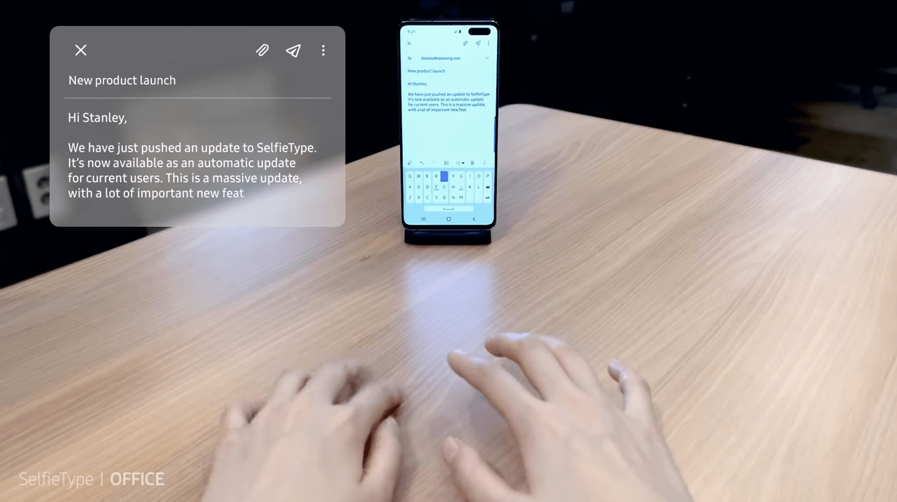 samsung invisible ai keyboard