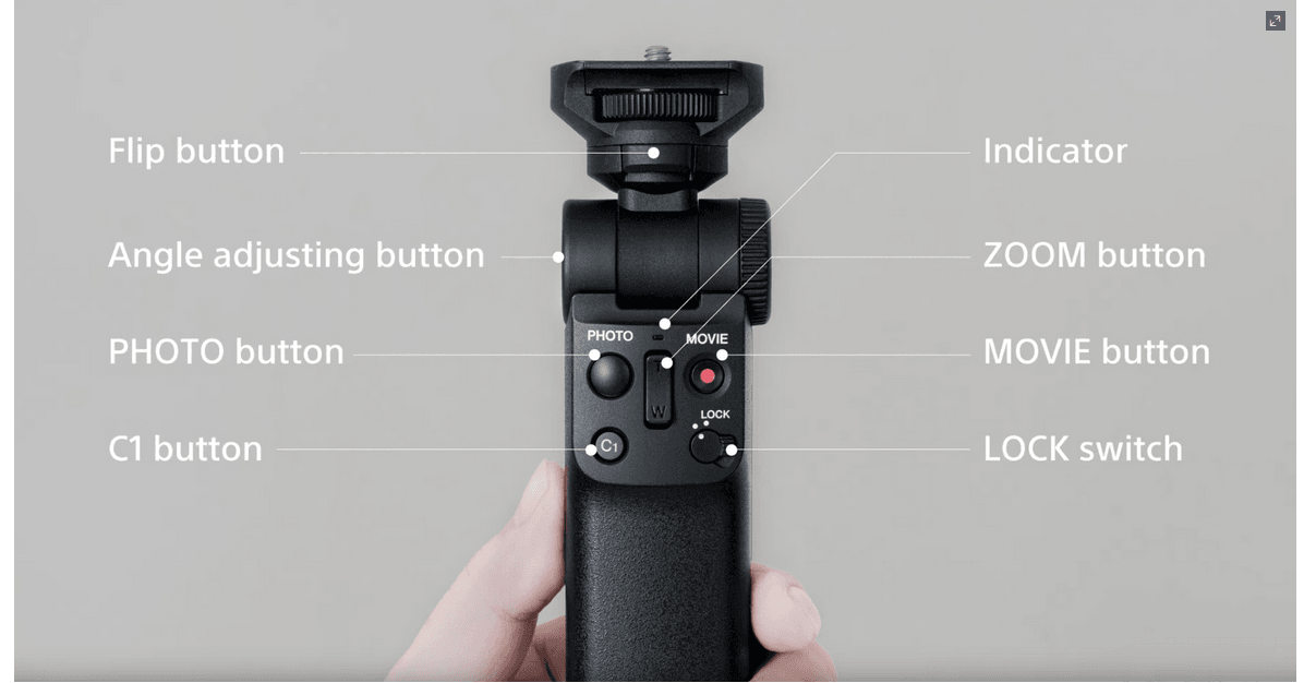 sony wireless camera grip