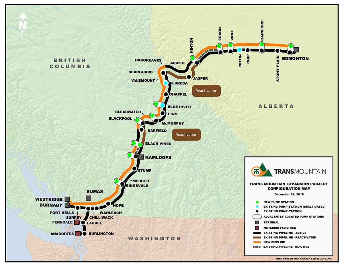 trans mountain pipeline costs