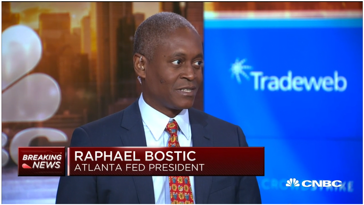 Atlanta Fed President Raphael Bostic