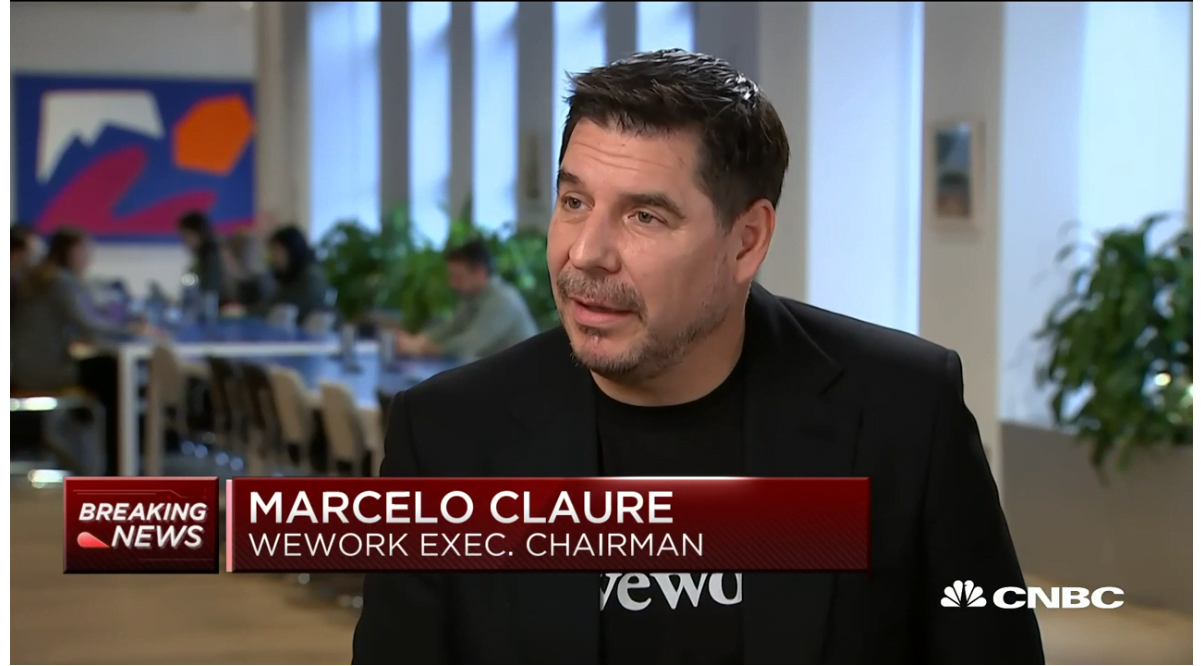 WeWork Executive Chairman Marcelo Claure