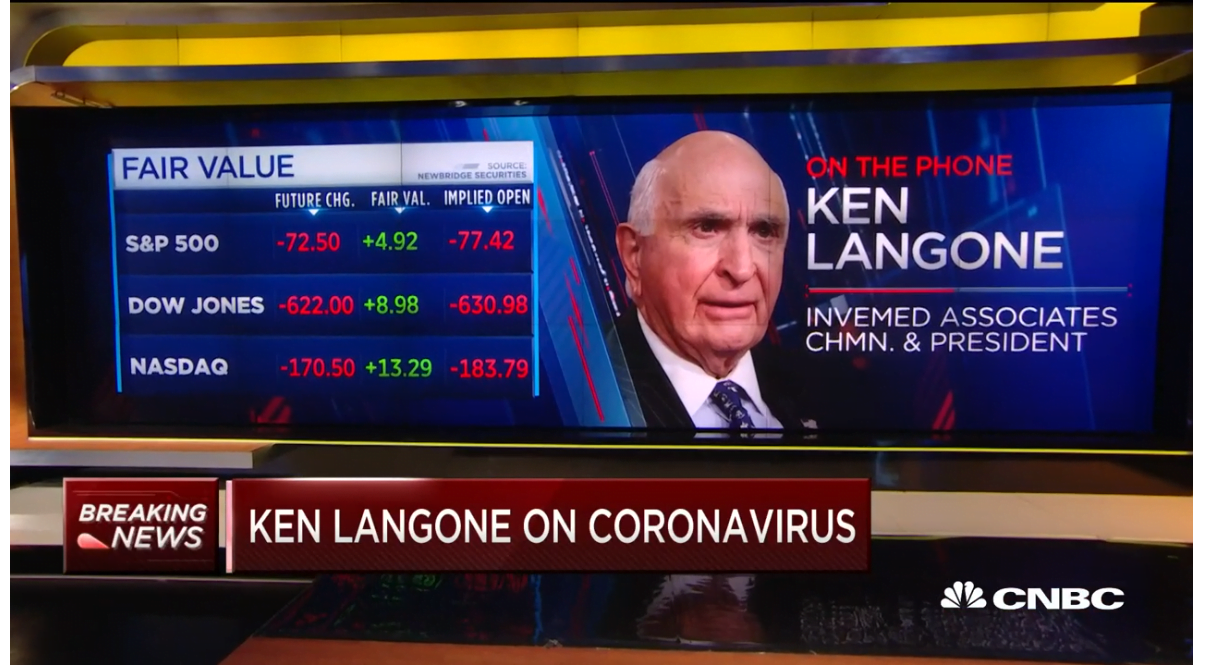 Ken Langone coronavirus