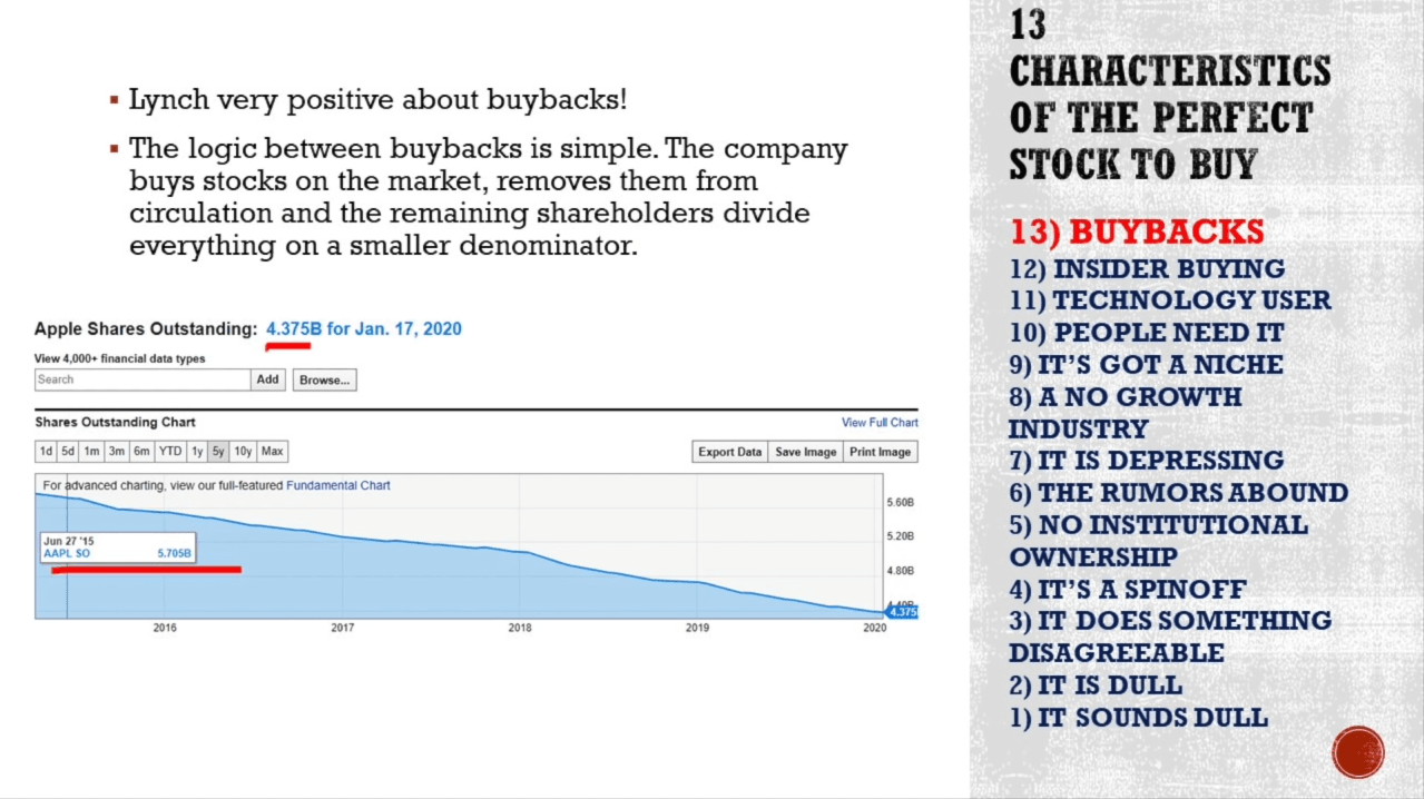 characteristics a stock to buy