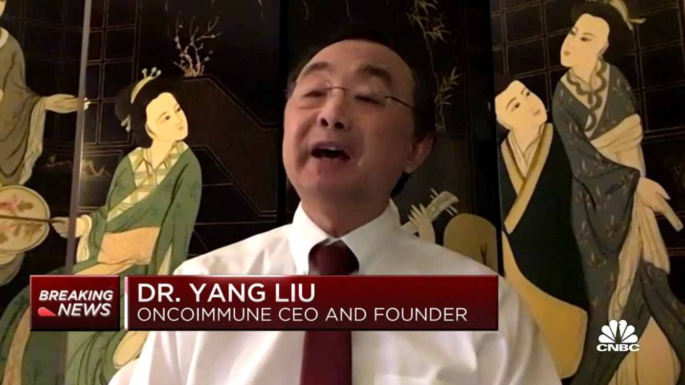 Oncolmmune Merck Founder and CEO Dr. Yang Liu