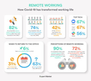 Working Remotely Graphic