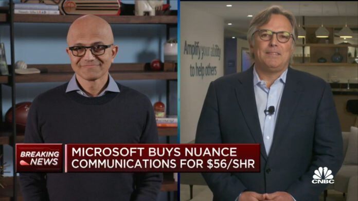 Microsoft To Acquire Nuance In A $16 Billion Deal