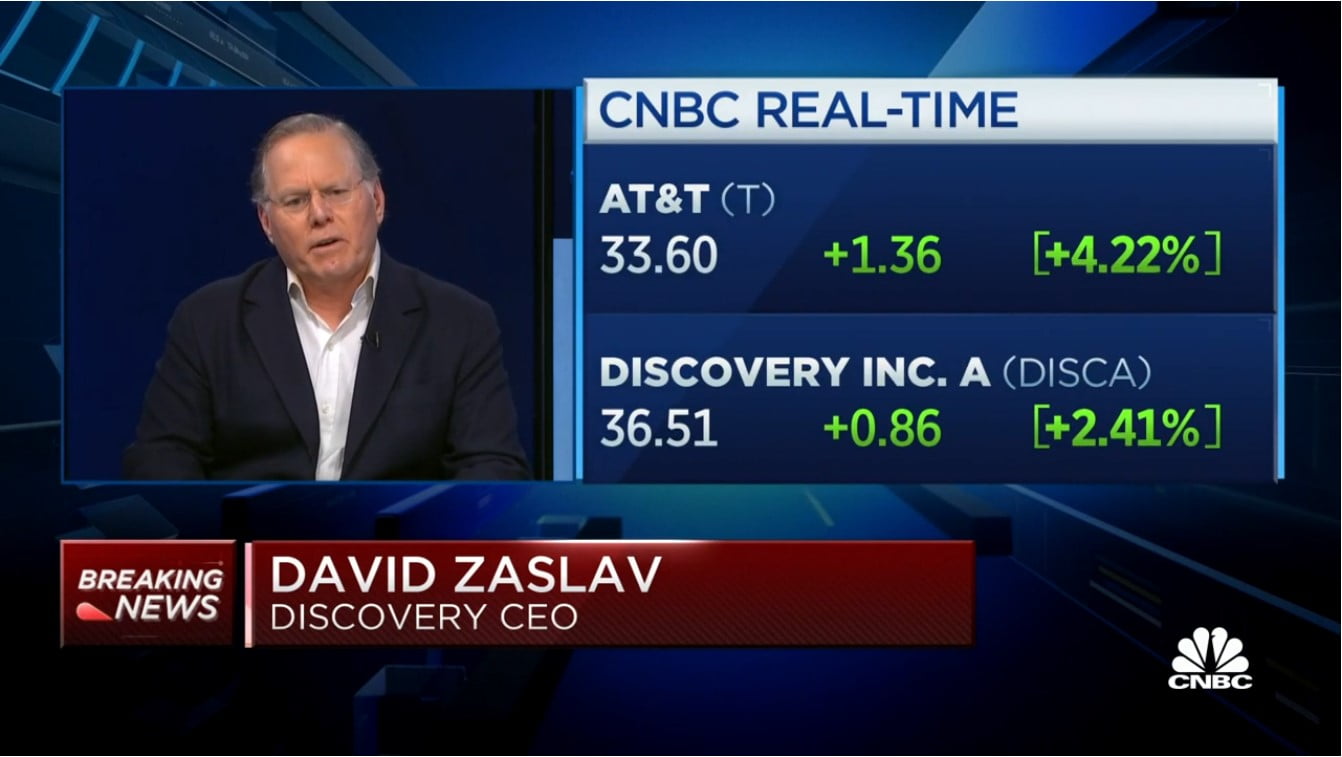 NASDAQ:DISCA Discovery CEO David Zaslav