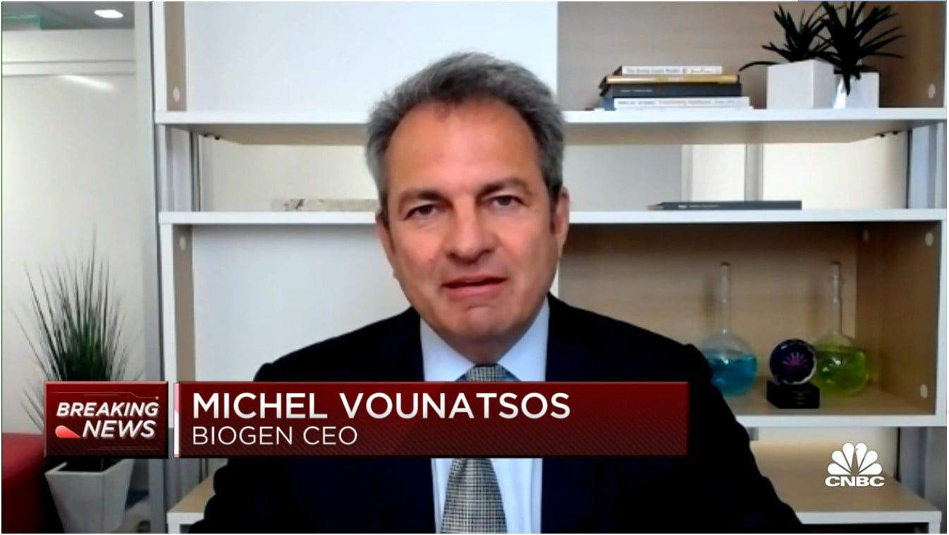 Biogen CEO Michel Vounatsos